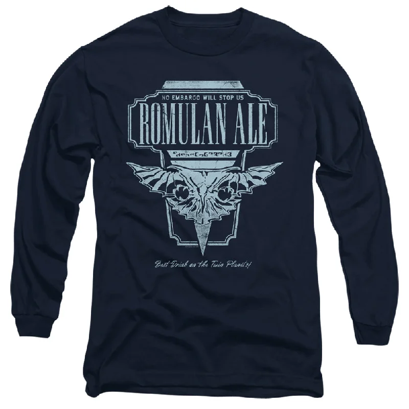 Star Trek Long Sleeve T-Shirt Romulan Ale Navy Tee