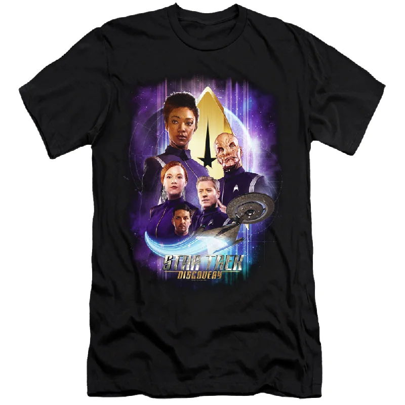 Star Trek Premium Canvas T-Shirt Characters Black Tee