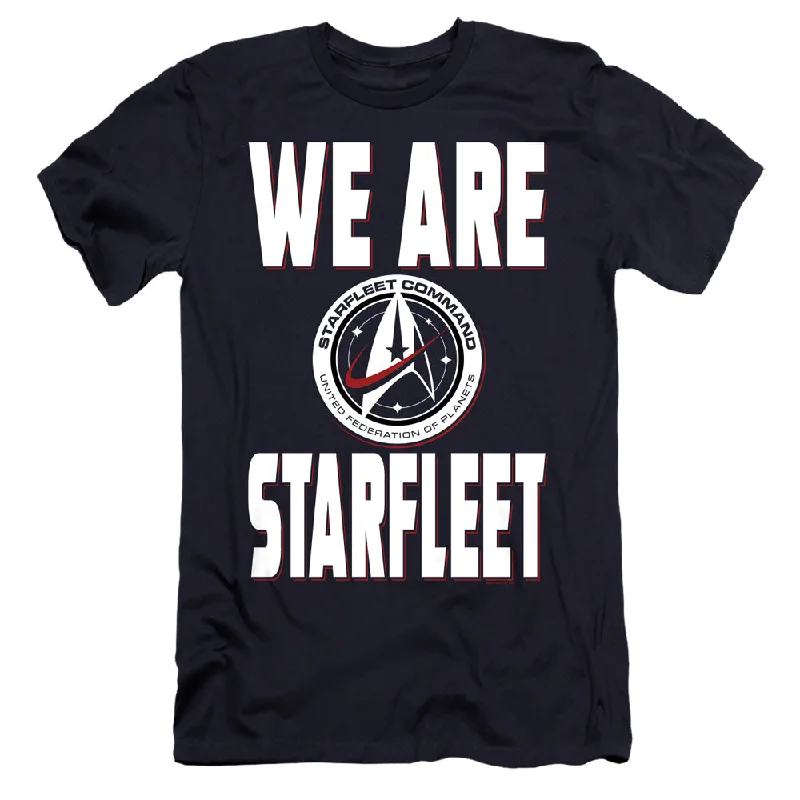 Star Trek Premium Canvas T-Shirt We Are Starfleet Navy Tee