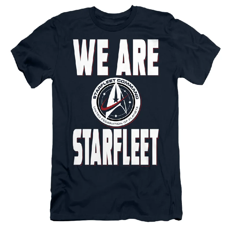 Star Trek Slim Fit T-Shirt We Are Starfleet Navy Tee