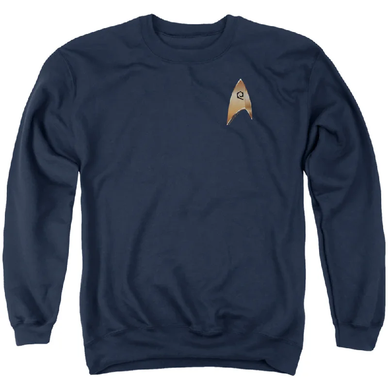 Star Trek Sweatshirt Discovery Operations Badge Navy Pullover