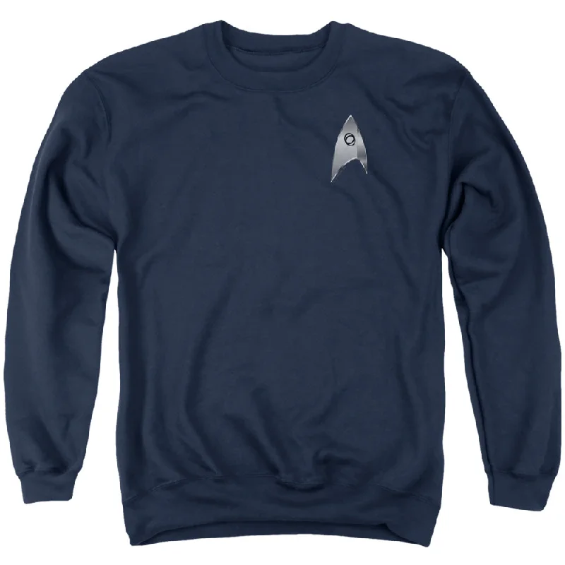 Star Trek Sweatshirt Discovery Science Badge Navy Pullover