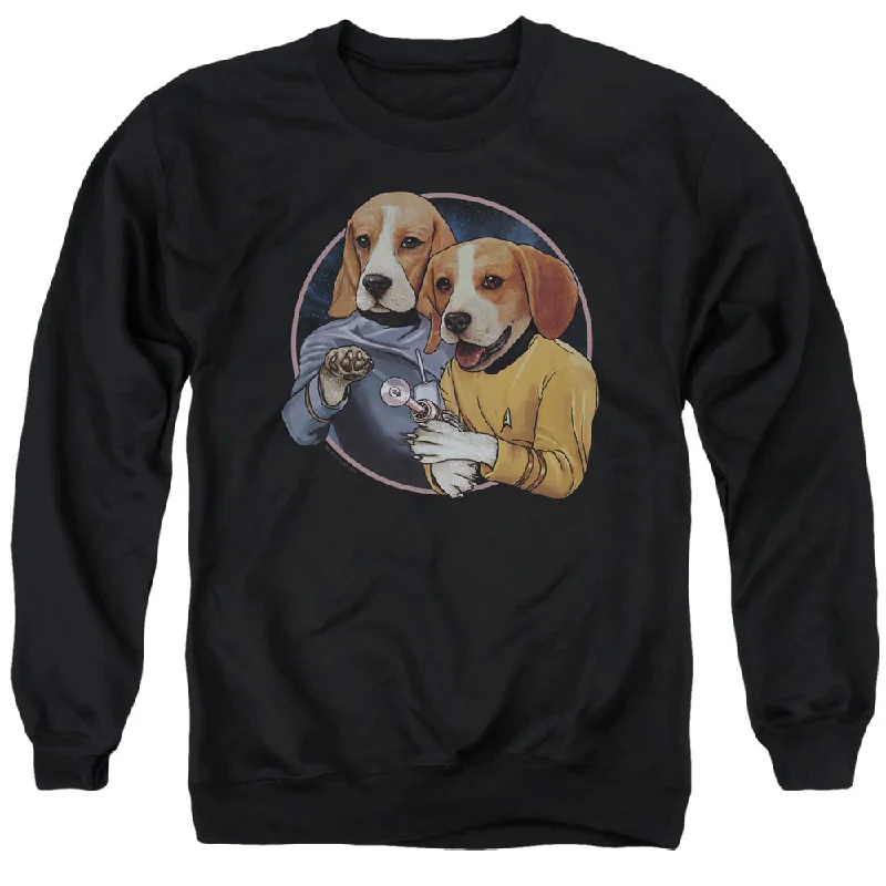 Star Trek Sweatshirt Dogs Black Pullover