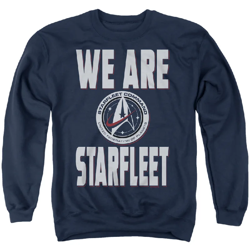 Star Trek Sweatshirt We Are Starfleet Navy Pullover