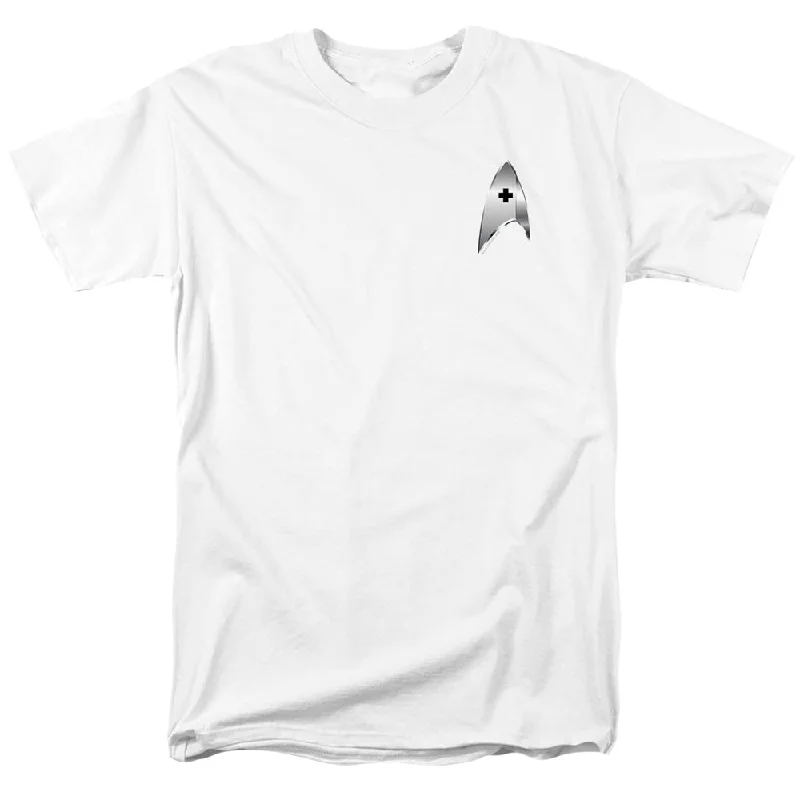 Star Trek T-Shirt Discovery Medical Badge White Tee