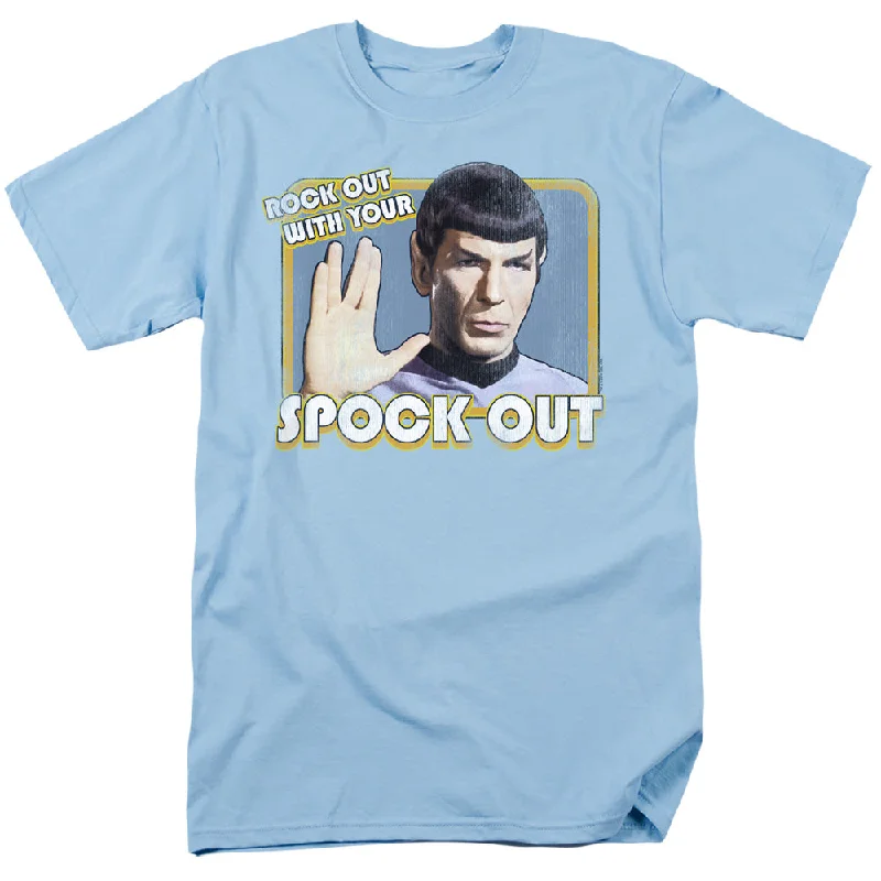 Star Trek T-Shirt Spock Out Light Blue Tee