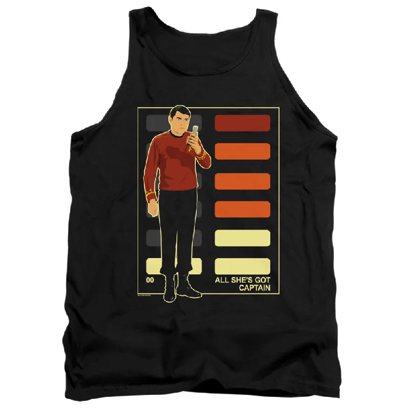 Star Trek Tanktop All Shes Got Captain Black Tank