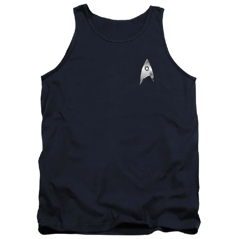 Star Trek Tanktop Discovery Science Badge Navy Tank