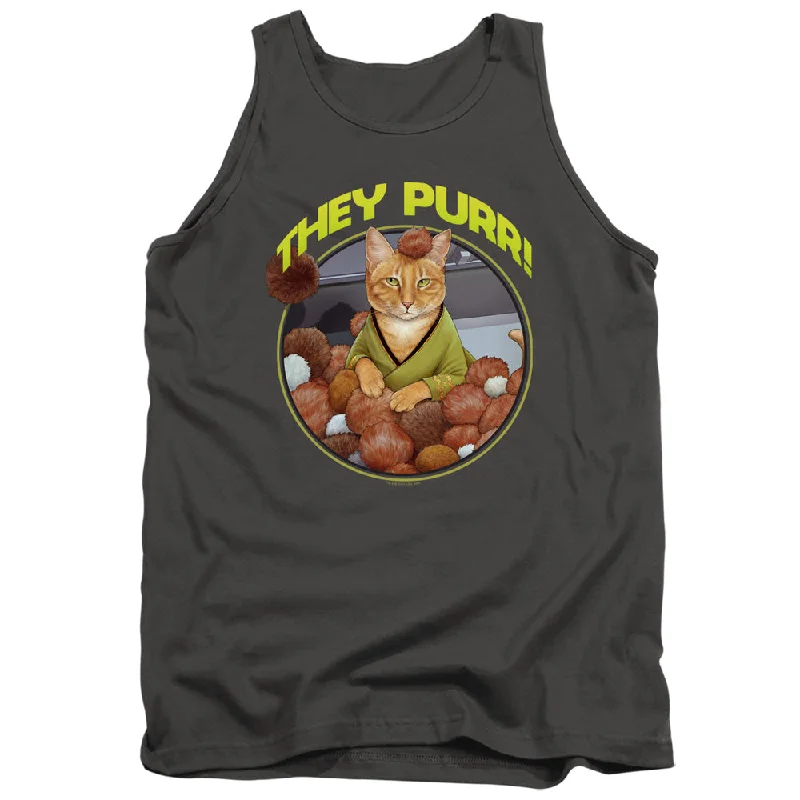 Star Trek Tanktop They Purr Charcoal Tank