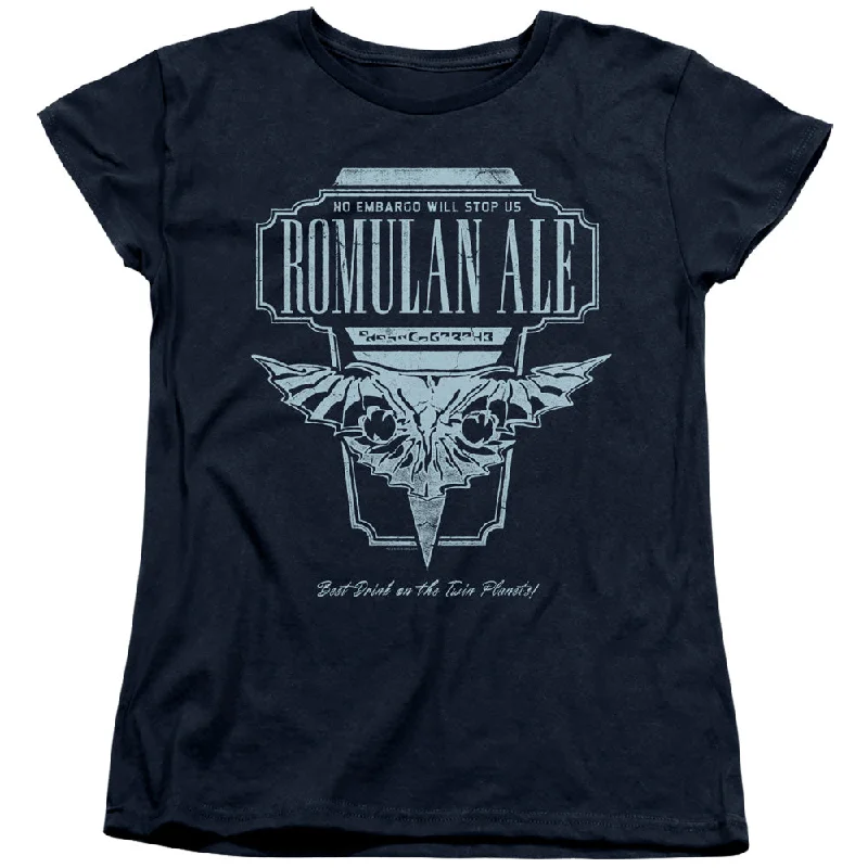 Star Trek Womens T-Shirt Romulan Ale Navy Tee