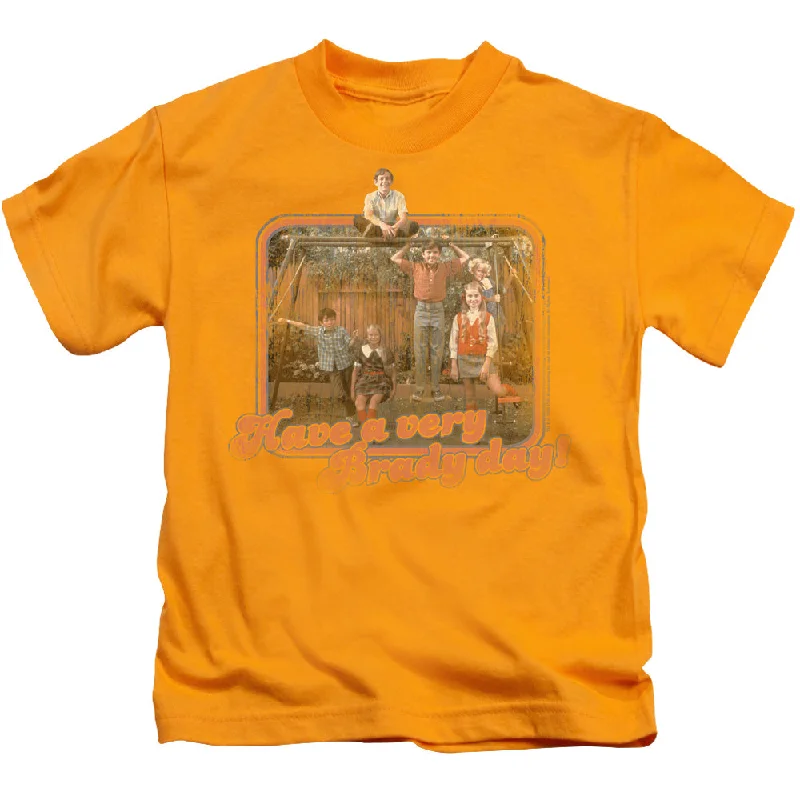 The Brady Bunch Boys T-Shirt Have a Very Brady Day Gold Tee