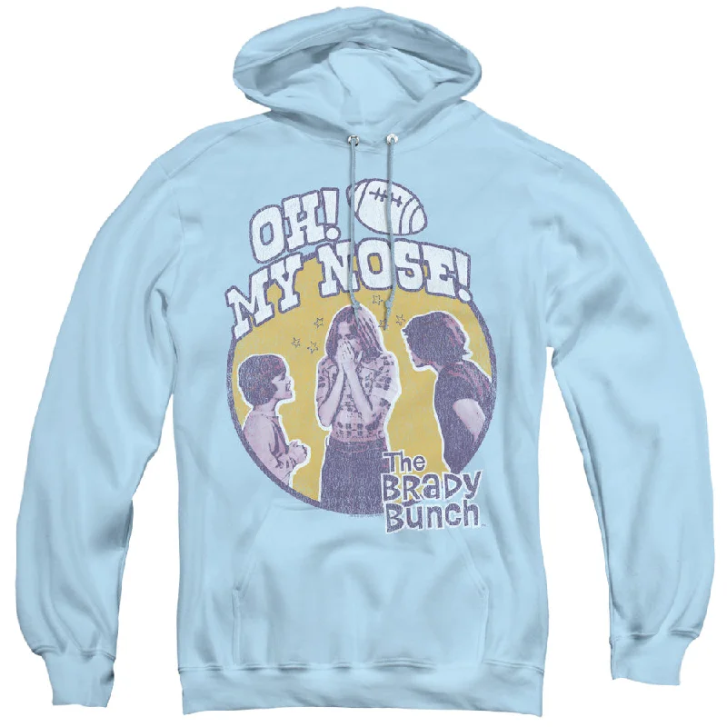 The Brady Bunch Hoodie My Nose Light Blue Hoody