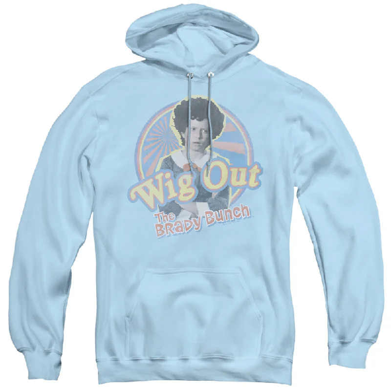 The Brady Bunch Hoodie Wig Out Light Blue Hoody