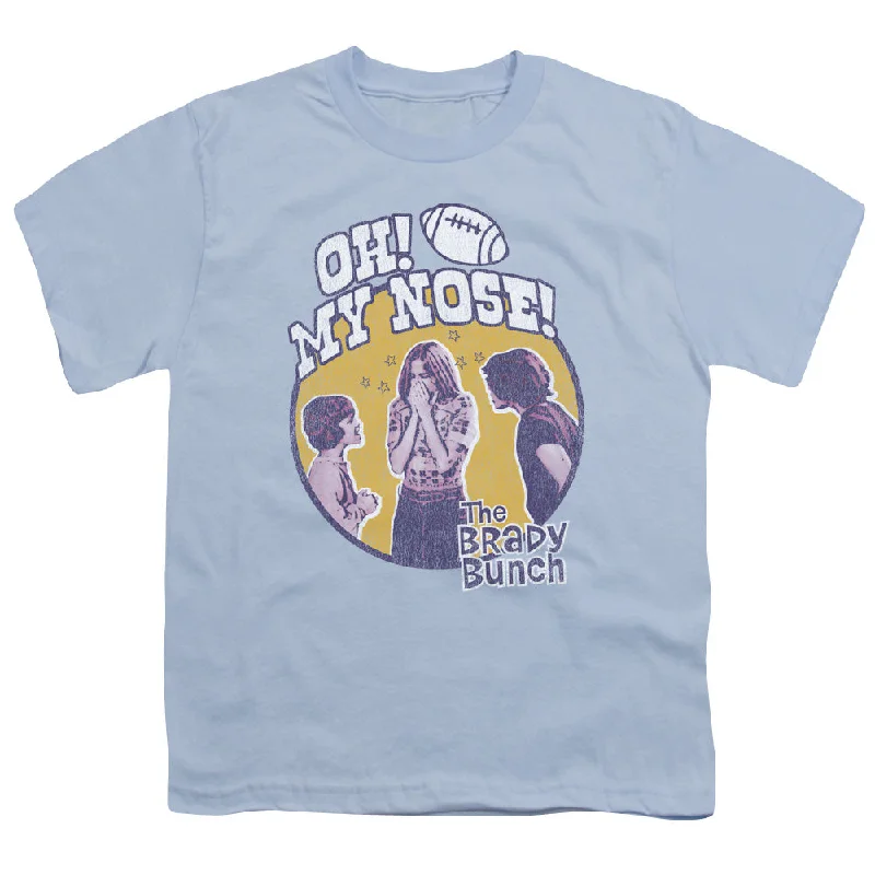 The Brady Bunch Kids T-Shirt My Nose Light Blue Tee