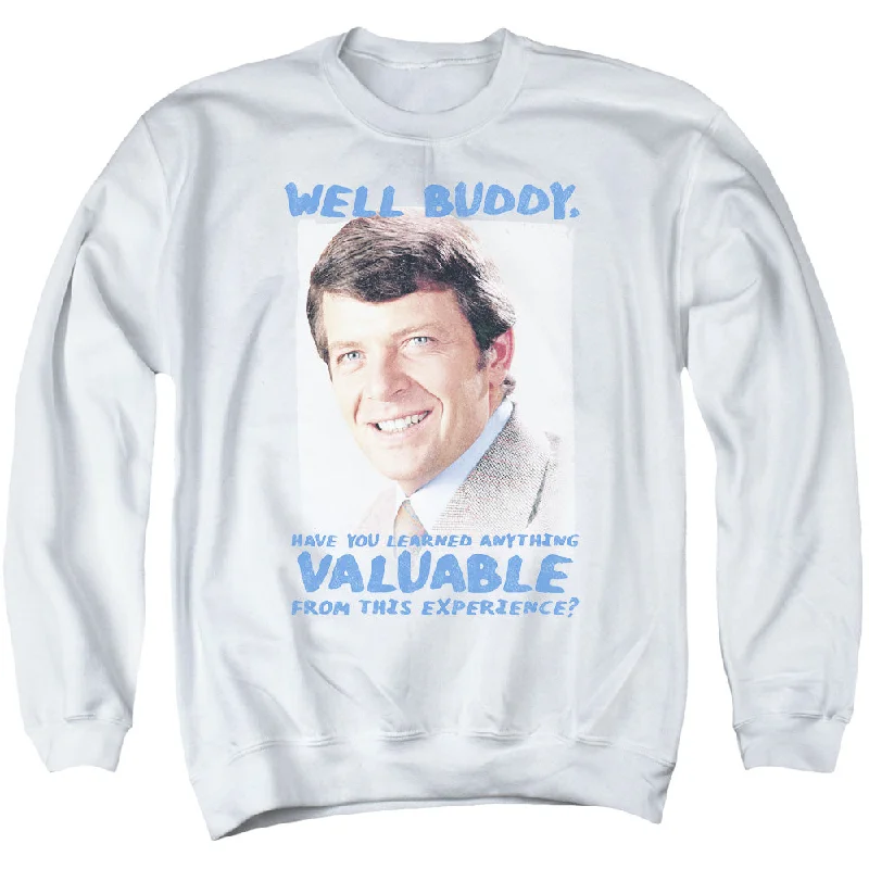 The Brady Bunch Sweatshirt Well Buddy White Pullover