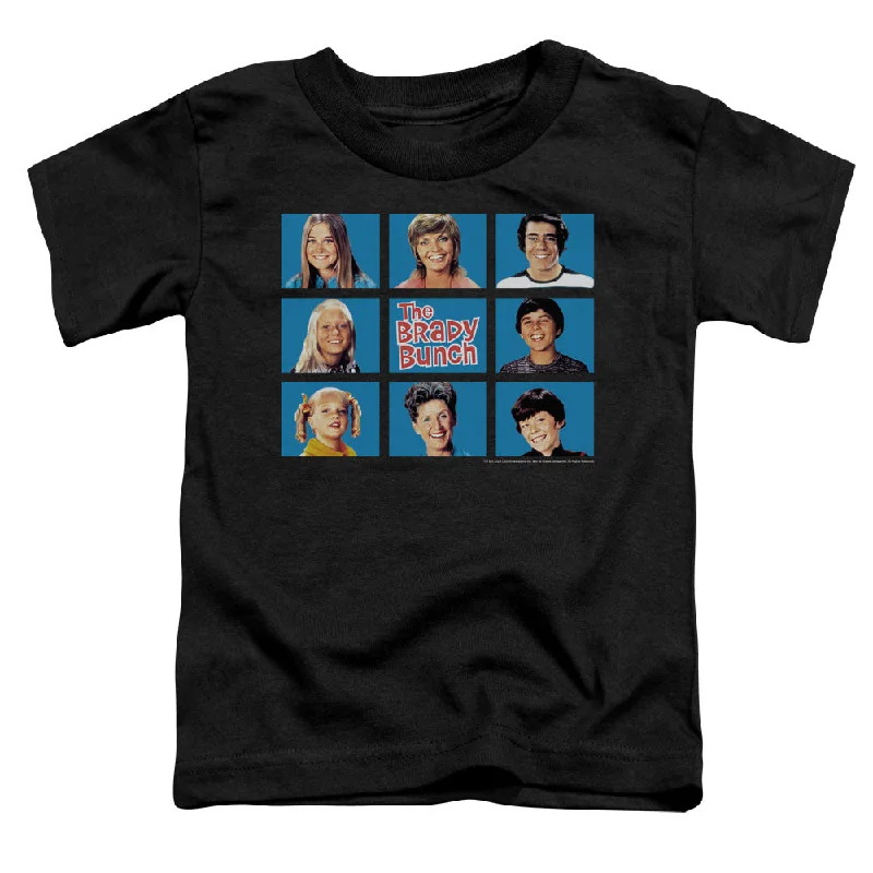 The Brady Bunch Toddler T-Shirt Family Framed Black Tee