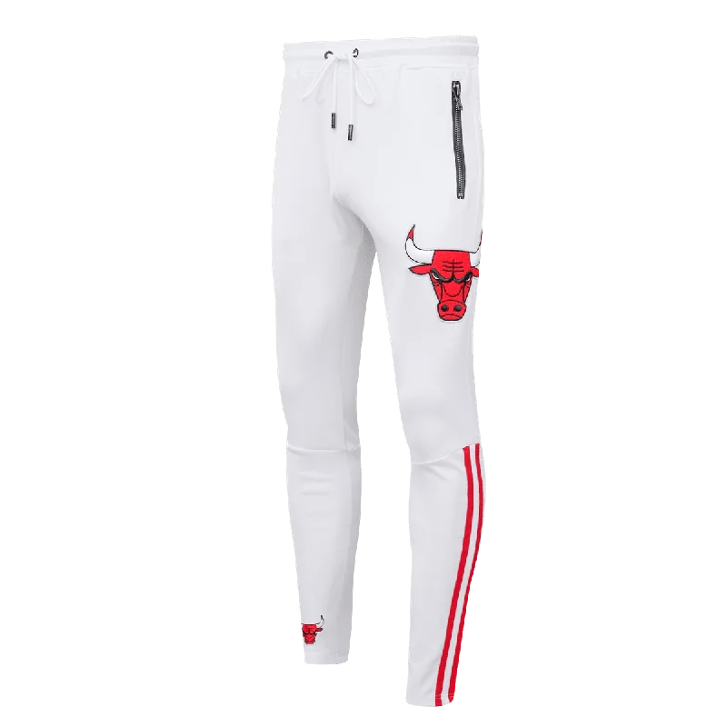 NBA CHICAGO BULLS CLASSIC MEN'S TRACK PANT (WHITE)