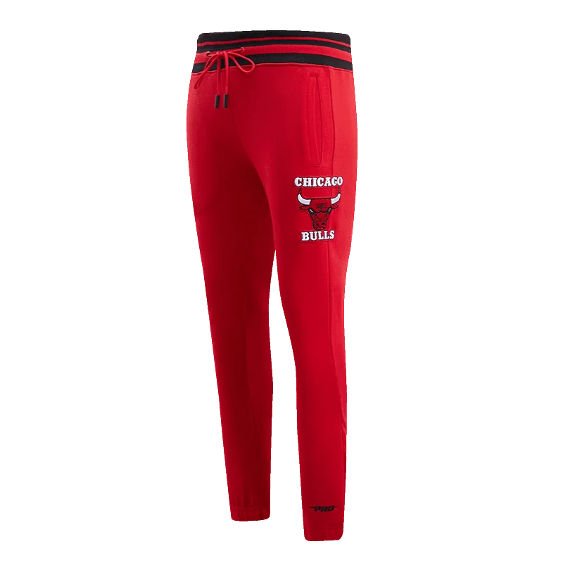 NBA CHICAGO BULLS RETRO CLASSIC MEN'S SWEATPANT (RED/BLACK)