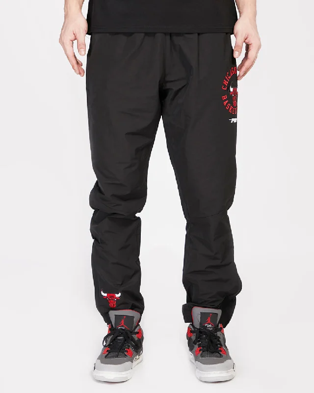 NBA CHICAGO BULLS HYBRID MEN'S WOVEN PANT (BLACK)