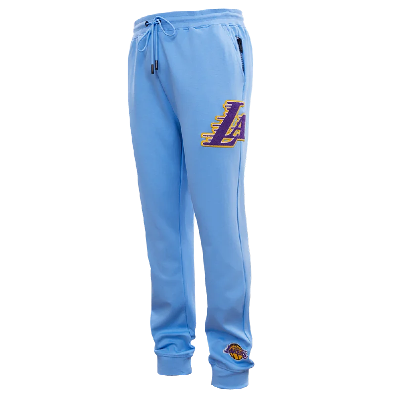 NBA LOS ANGELES LAKERS CLASSIC CHENILLE MEN'S JOGGER (UNIVERSITY BLUE)