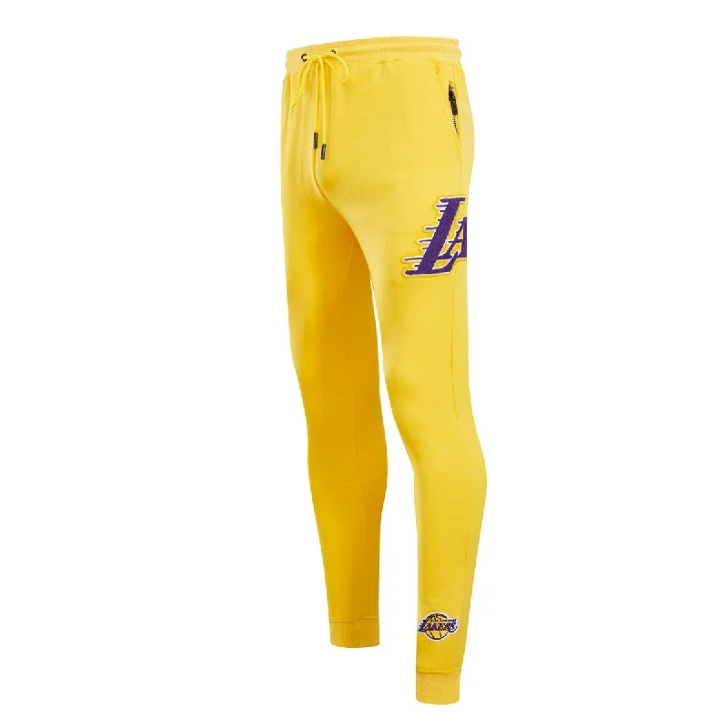 NBA LOS ANGELES LAKERS CLASSIC CHENILLE MEN'S JOGGER (YELLOW)