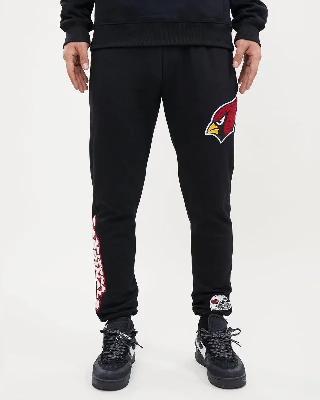 NFL ARIZONA CARDNIALS CLASSIC CHENILLE MEN'S JOGGER (BLACK)