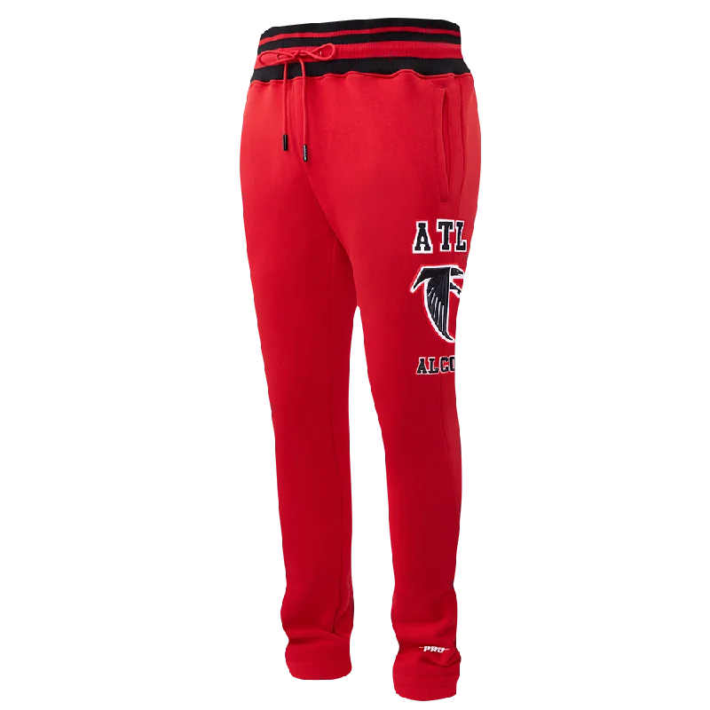 NFL ATLANTA FALCONS RETRO CLASSIC MEN'S SWEATPANT (RED/BLACK)