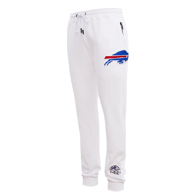 NFL BUFFLO BILLS CLASSIC CHENILLE MEN'S JOGGER (WHITE)