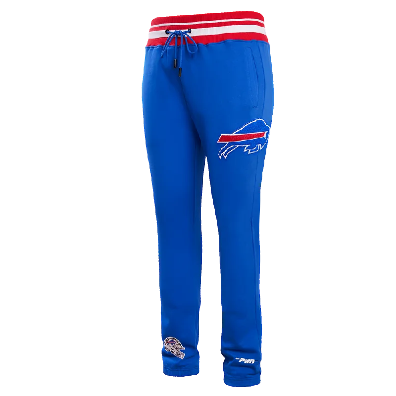 NFL BUFFALO BILLS MASHUP MEN'S RIB SWEATPANT (ROYAL BLUE/RED)