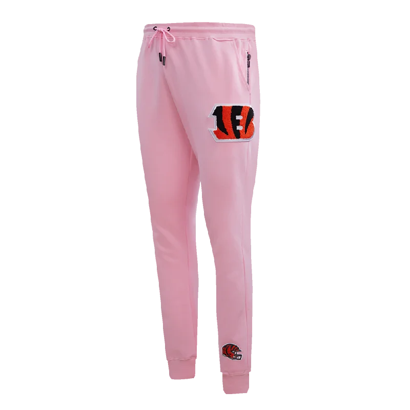 NFL CINCINNATI BENGALS CLASSIC CHENILLE MEN'S JOGGER (PINK)