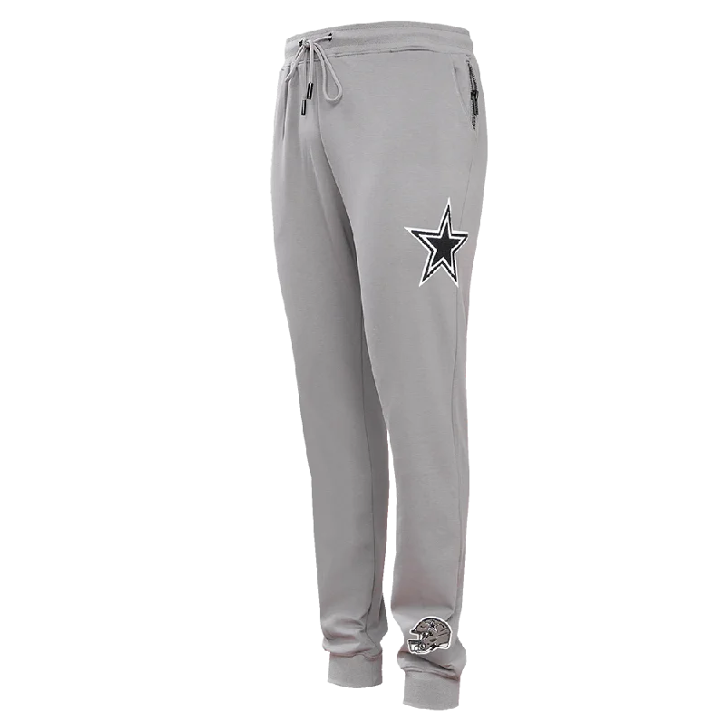 NFL DALLAS COWBOYS CLASSIC CHENILLE MEN'S JOGGER (GRAY)