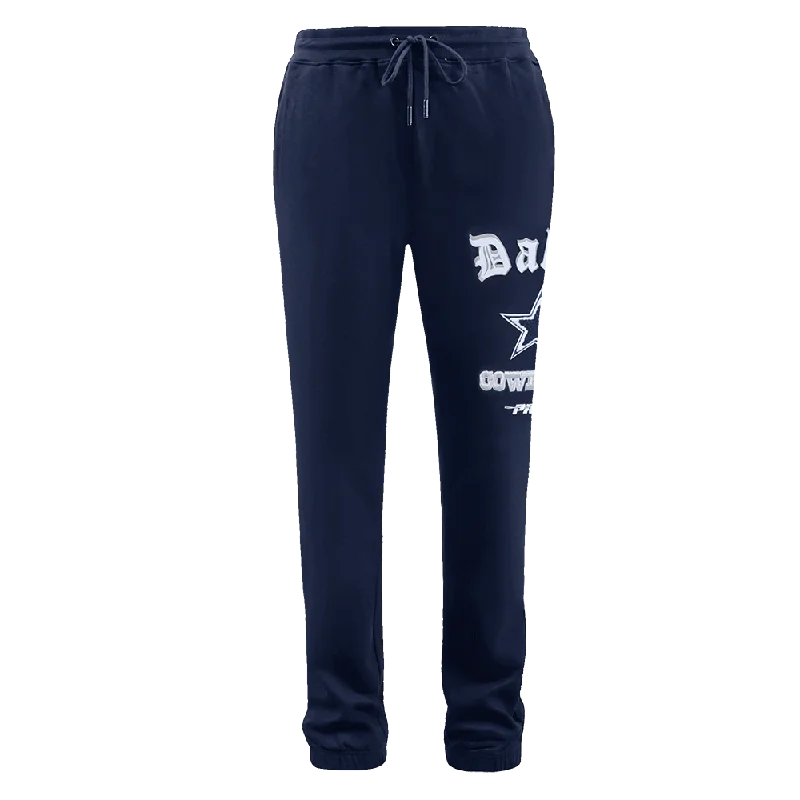 NFL DALLAS COWBOYS OLD ENGLISH LOGO MEN'S SWEATPANT (MIDNIGHT NAVY)