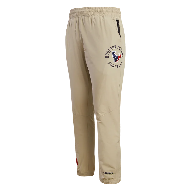 NFL HOUSTON TEXANS HYBRID MEN'S HYBRID MEN'S WOVEN PANT (KHAKI)