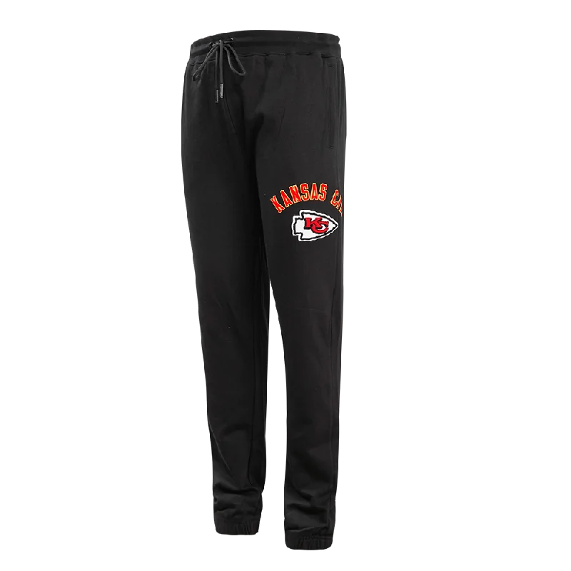 NFL KANSAS CITY CHIEFS CLASSIC MEN'S SWEATPANT (BLACK)