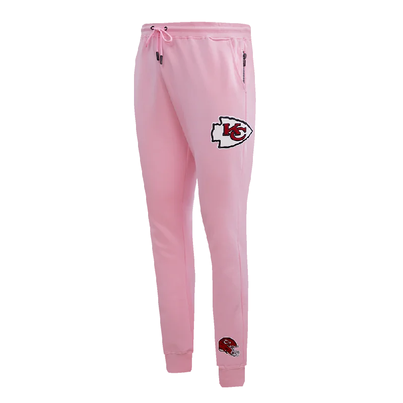 NFL KANSAS CITY CHIEFS CLASSIC CHENILLE MEN'S JOGGER (PINK)