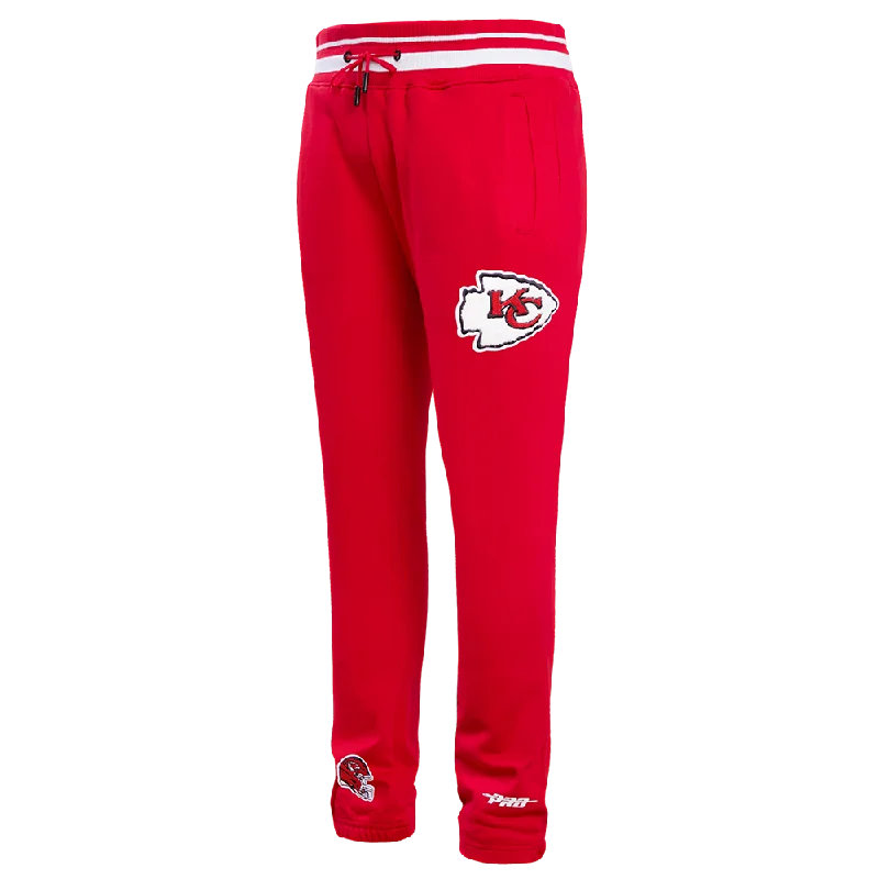 NFL KANSAS CITY CHIEFS MASHUP MEN'S RIB SWEATPANT (RED)