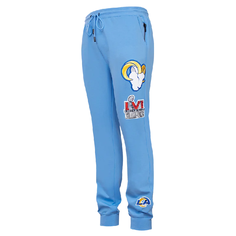 NFL LOS ANGELES RAMS CLASSIC CHENILLE MEN'S JOGGER (UNIVERSITY BLUE)