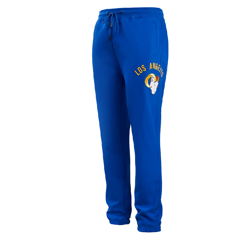 NFL LOS ANGELES RAMS CLASSIC BRISTLE MEN'S SWEATPANT (ROYAL BLUE)