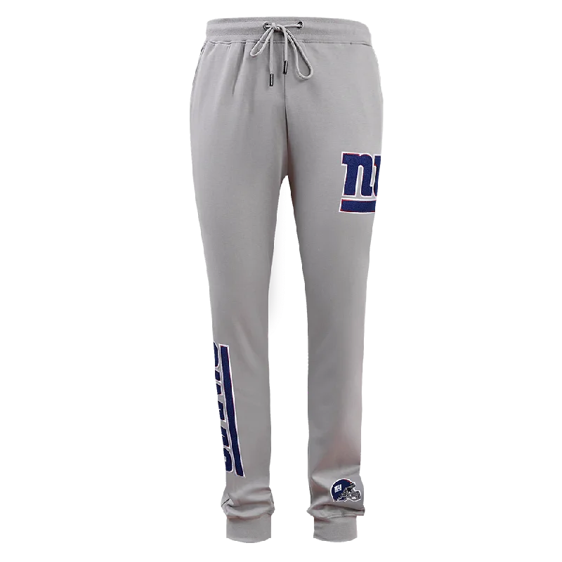 NFL NEW YORK GIANTS CLASSIC CHENILLE MEN'S JOGGER (GRAY)