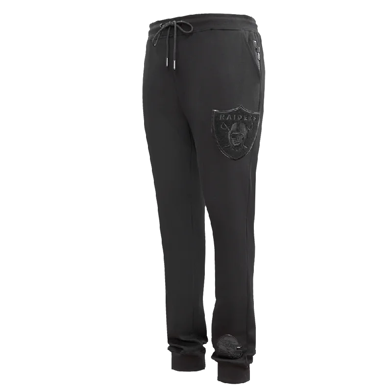 NFL LAS VEGAS RAIDERS TRIPLE BLACK MEN'S JOGGER (TRIPLE BLACK)