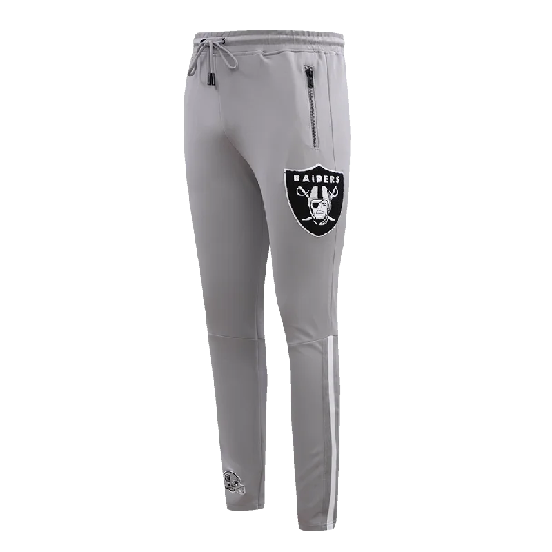 NFL OAKLAND RAIDERS CLASSIC MEN'S TRACK PANT (GRAY)