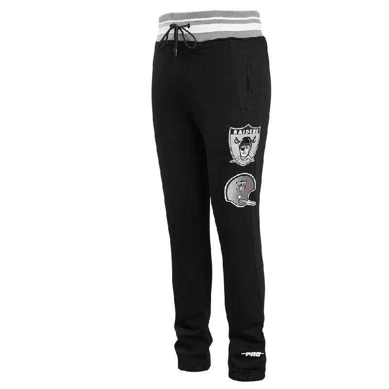 NFL OAKLAND RAIDERS RETRO CLASSIC MEN'S SWEATPANT (BLACK/GREY)