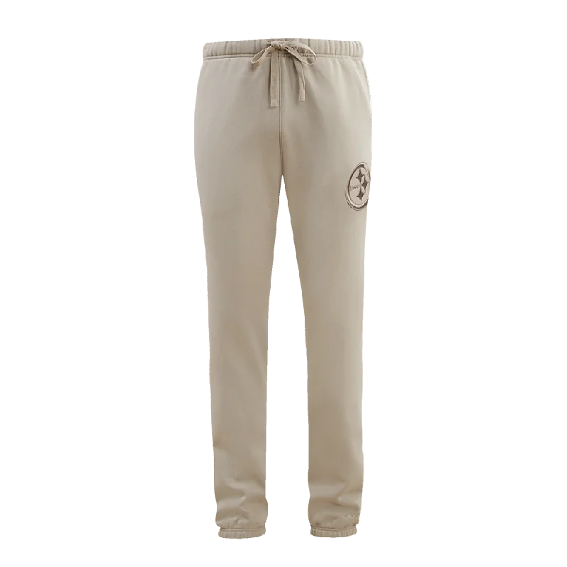 NFL PITTSBURGH STEELERS NEUTRAL FLC SWEATPANT (TAUPE)