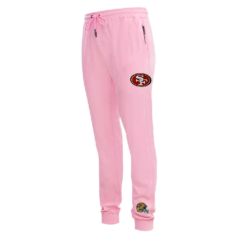 NFL SAN FRANCISCO 49ERS CLASSIC CHENILLE MEN'S JOGGER (PINK)