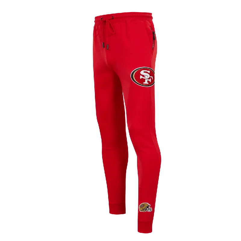 NFL SAN FRANCISCO 49ERS CLASSIC CHENILLE MEN'S JOGGER (RED)