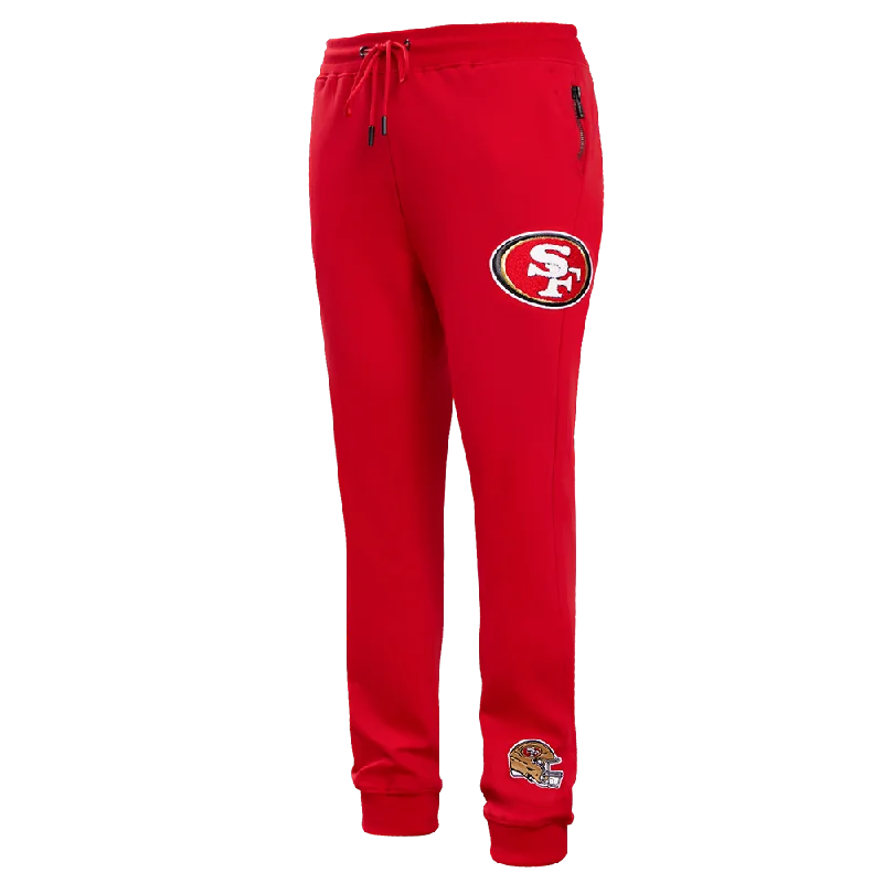 NFL SAN FRANCISCO 49ERS CLASSIC CHENILLE DK JOGGER (RED)