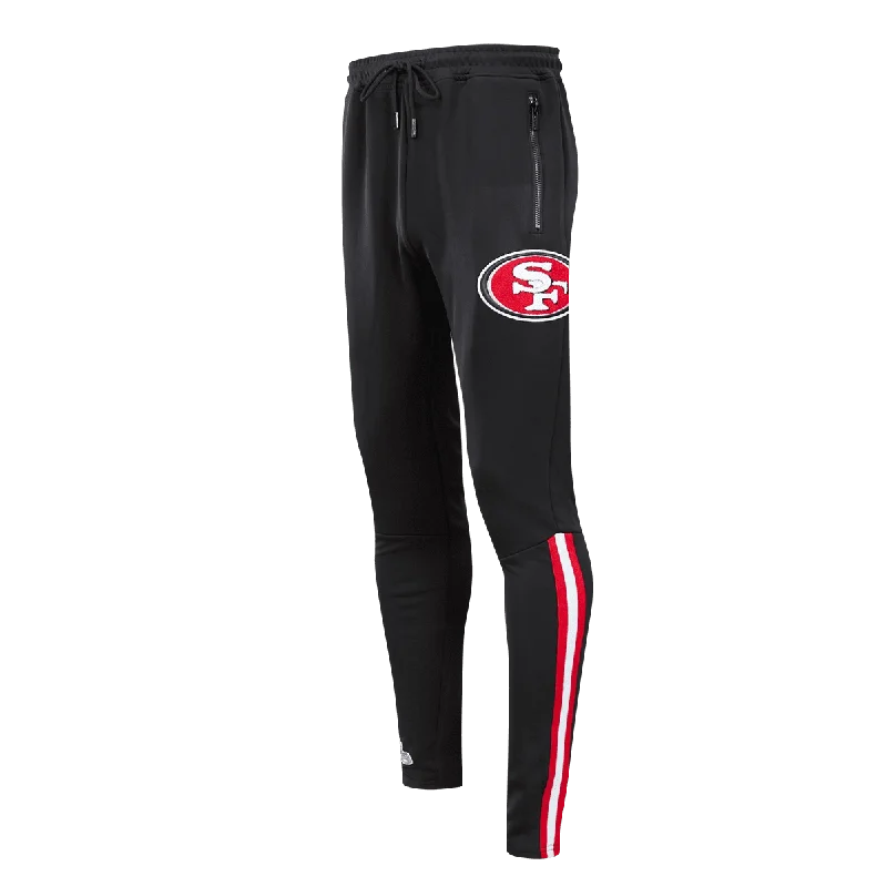 NFL SAN FRANCISCO 49ERS CLASSIC MEN'S TRACK PANT (BLACK)