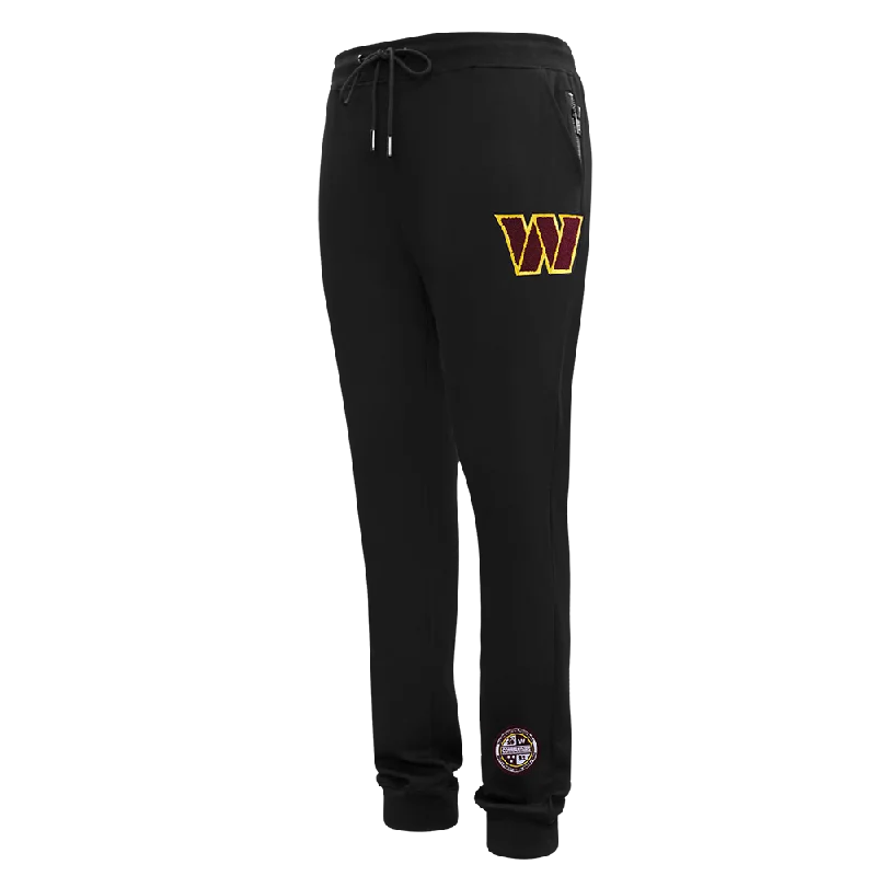 NFL WASHINGTON COMMANDERS CLASSIC CHENILLE MEN'S JOGGER (BLACK)