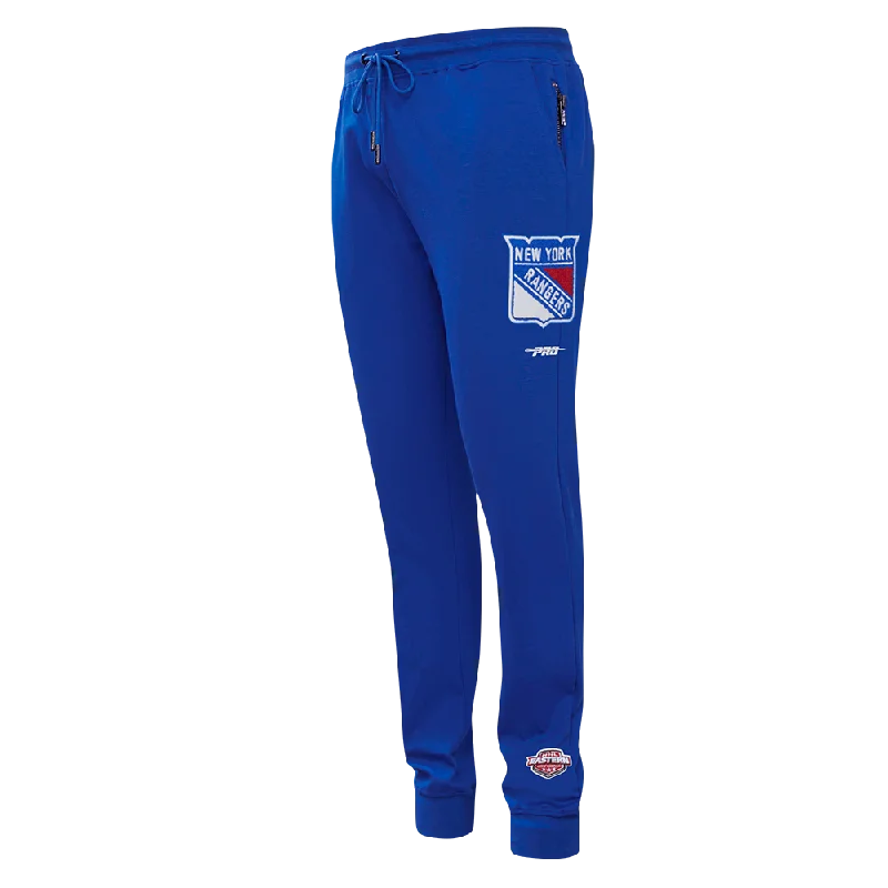 NHL NEW YORK RANGERS CLASSIC CHENILLE MEN'S JOGGER (ROYAL BLUE)